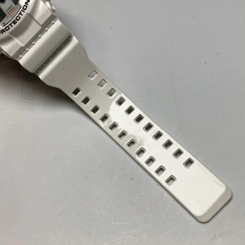 Casio Gshock GA-100A, glossy white gray purple colorway, new battery, full kit